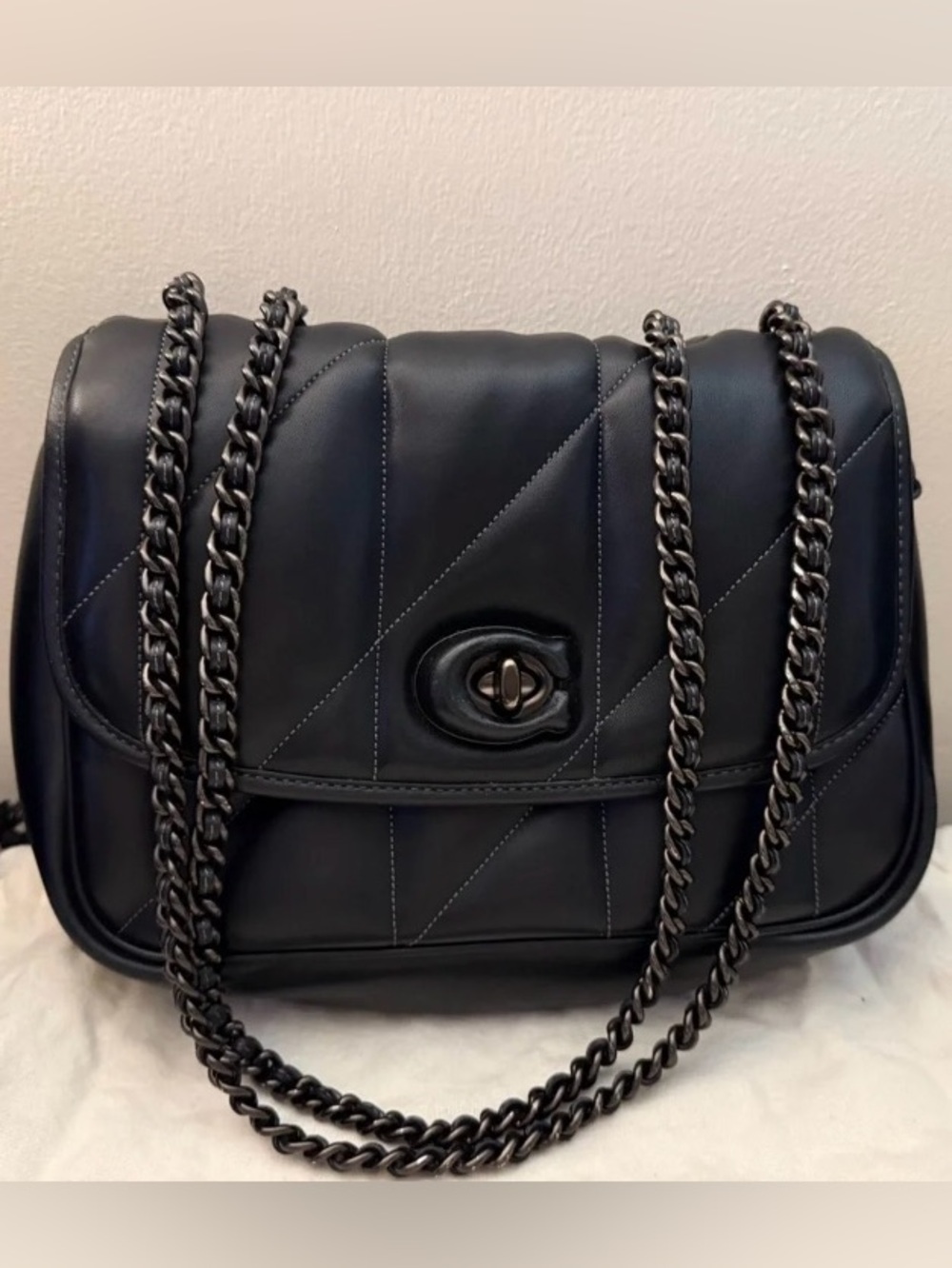 Coach Pillow Madison Shoulder Bag With Quilting